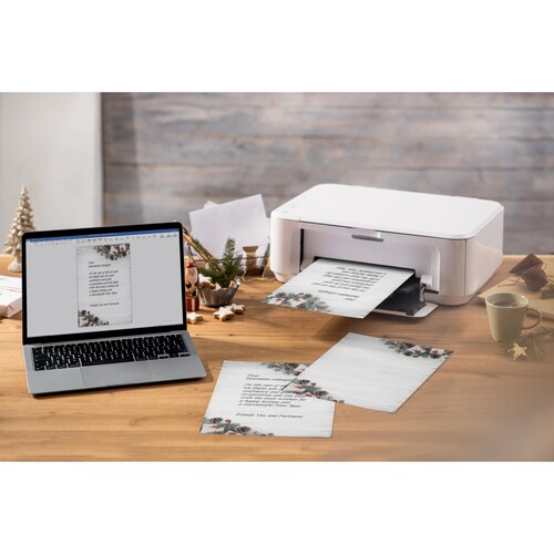 Weihnachts-Motiv-Papier A4 90g Scandinavian Christmas Sigel DP416 (PACK=100 BLATT) Produktbild Additional View 2 L