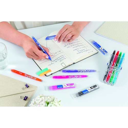 Tintenroller mit Radierspitze Frixion Point Clicker 0,3mm hellblau Pilot 2278010 BLRT-FRP5-G Produktbild Additional View 5 L