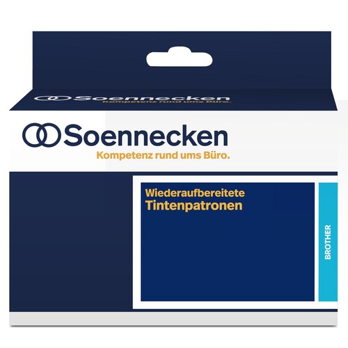 Soennecken Tintenpatrone 84305 wie Brother LC1240 sw/c/m/y 4 St./Pack (PACK=4 STÜCK) Produktbild Front View L