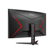 AOC Gaming C32G2ZE - LED-Monitor - Gaming - gebogen - 81.3 cm (32") Produktbild Additional View 4 S