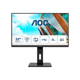 AOC U32P2 - LED-Monitor - 80 cm (31.5") - 3840 x 2160 4K @ 75 Hz Produktbild