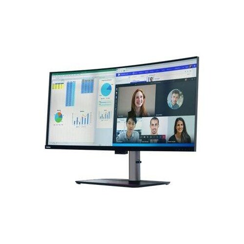 Lenovo ThinkVision P40w-20 - LED-Monitor - gebogen - 101.6 cm (40") Produktbild Additional View 1 L