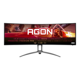 AOC Gaming AG493UCX2 - AGON Series - LED-Monitor - Gaming - gebogen - 124.5 cm (49") Produktbild