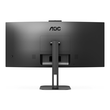 AOC Value-line CU34V5CW/BK - V5 series - LED-Monitor - gebogen - 86.4 cm (34") Produktbild Additional View 4 S