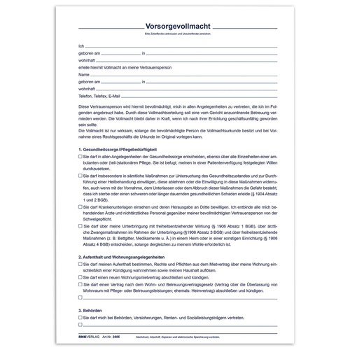 RNK Verlag Mappe Patientenverfügung 28962 A4 1Person Produktbild Additional View 5 L