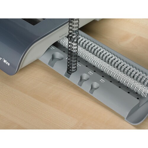 Fellowes Drahtbindegerät Quasar 5224101 max. 120Blatt grau Produktbild Additional View 6 L