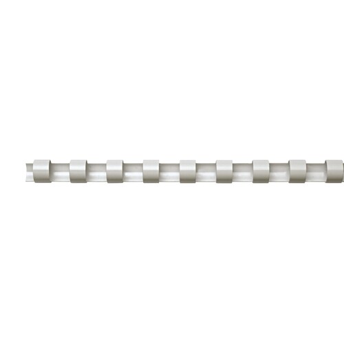 Fellowes Plastikbinderücken COMB 5345805 10mm weiß 100 St./Pack. (PACK=100 STÜCK) Produktbild Front View L
