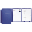 PAGNA Bewerbungsmmappe Select Basic 22002-02 DIN A4 Karton blau Produktbild