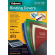 Fellowes Deckblatt Chromolux 5378504 DIN A4 schwarz 100St./Pack. (PACK=100 STÜCK) Produktbild