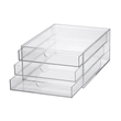 MAUL Schubladenbox 1950405 A4 3Schübe Acryl tr Produktbild Additional View 2 S