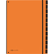 PAGNA Pultordner Trend 24129-09 12Fächer 3Schaulöcher orange Produktbild