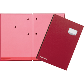 PAGNA Unterschriftenmappe de Luxe 24202-01 20Fächer Pappe rot Produktbild