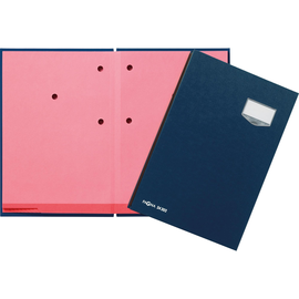 PAGNA Unterschriftenmappe de Luxe 24202-02 20Fächer Pappe blau Produktbild