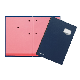 Unterschriftsmappe de Luxe 20 Fächer A4 blau Karton 24202-02 Pagna Produktbild