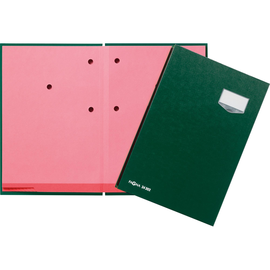 PAGNA Unterschriftenmappe de Luxe 24202-03 20Fächer Pappe grün Produktbild