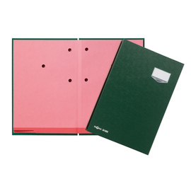 Unterschriftsmappe de Luxe 20 Fächer A4 grün Karton 24202-03 Pagna Produktbild