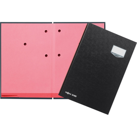 Unterschriftsmappe de Luxe 20 Fächer A4 schwarz Karton 24202-04 Pagna Produktbild