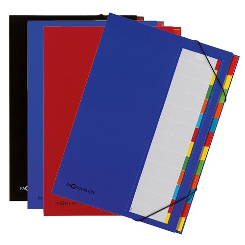 PAGNA Ordnungsmappe Deskorganizer 44133-02 DIN A4 12Fächer blau Produktbild Additional View 1 L