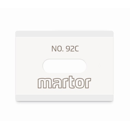 Keramikklinge Nr. 92C / 18,5mm für Safety Cutter Secunorm 185 / Secumax 320 Martor 1792.25 (PACK=2 STÜCK) Produktbild Front View L