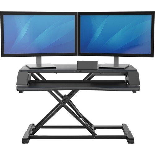 Fellowes Corsivo Sitz-Steh Workstation 8091001 sw Produktbild Additional View 1 L