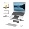 Laptop Ständer Breyta bis 14" weiß Fellowes 100016559 Produktbild Additional View 1 S