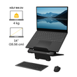 Laptop Ständer Breyta bis 14" schwarz 100016558 Fellowes Produktbild Additional View 1 S
