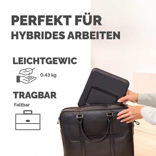 Laptop Ständer Breyta bis 14" schwarz 100016558 Fellowes Produktbild Additional View 3 L