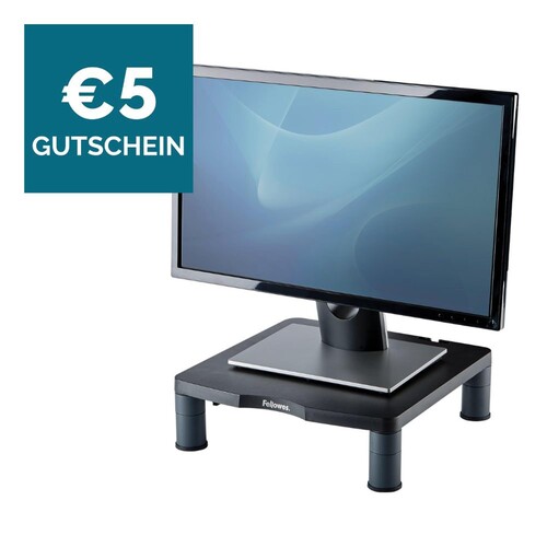 Fellowes Monitorständer Standard 9169301 max. 27kg graphit Produktbild Additional View 1 L