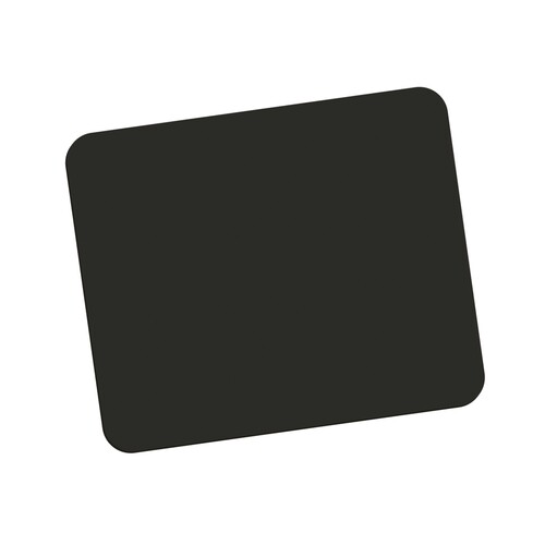 Mauspad Standard 224x6x186mm schwarz Fellowes 29704 Schaumstoff/Polyester Produktbild Front View L