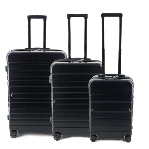JSA Reisetrolley Set 45610 3er schwarz Produktbild Front View L