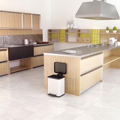 Hailo Tretabfalltrenner Öko Duo Plus M 0622-200 2x9l weiß Produktbild Additional View 4 L
