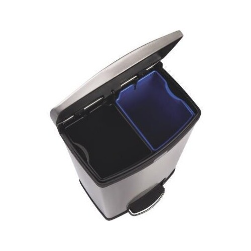 Rubbermaid Tretabfalleimer Slim Jim 1901985 Metall 30l Produktbild Additional View 1 L