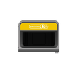 Rubbermaid Recyclingstation 2154776 125l Behältereinheit Kunststoff ge Produktbild Additional View 1 S