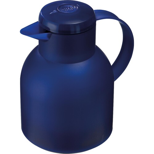 EMSA Isolierkanne Samba Quick Press 504231 1l blau Produktbild Front View L