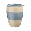 koziol Thermobecher AROMA TO GO 2.0 7589275 Deckel 400ml sand/blue Produktbild