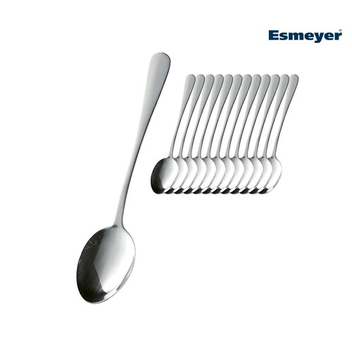 Esmeyer Menülöffel SYLVIA 156-118 Edelstahl 12St (PACK=12 STÜCK) Produktbild Front View L