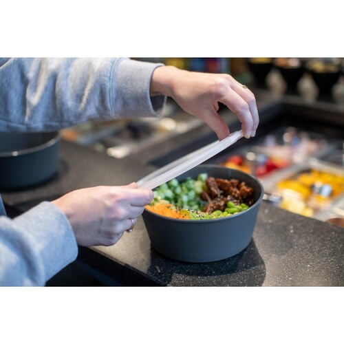 koziol Schale MOVE BOWL 8134800 Deckel 700ml ash grey Produktbild Additional View 1 L