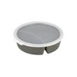 koziol Menüschale MOVE MENU 8136800 Deckel 1,1l ash grey Produktbild