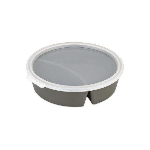 koziol Menüschale MOVE MENU 8136800 Deckel 1,1l ash grey Produktbild Front View L