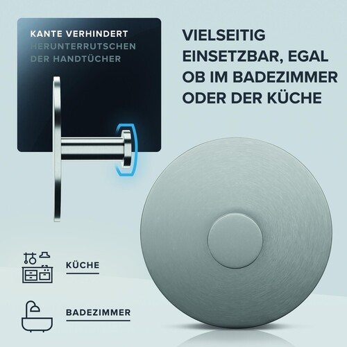 ovimar Handtuchhaken Hirstholm 81004186 2St. (PACK=2 STÜCK) Produktbild Additional View 1 L