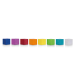 Holz-Magnet Design Cube 2x2x2cm Birkenholz farbig sortiert Magnetoplan Neodym 16653810 (PACK=8 STÜCK) Produktbild