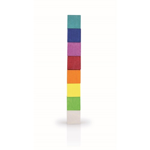 Holz-Magnet Design Cube 2x2x2cm Birkenholz farbig sortiert Magnetoplan Neodym 16653810 (PACK=8 STÜCK) Produktbild Additional View 1 L
