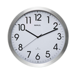 Wanduhr MAULmove Funkuhr Ø 40cm Gehäuse silber Aluminium Maul 9063108 inklusive 1x AA Batterie Produktbild Additional View 1 S