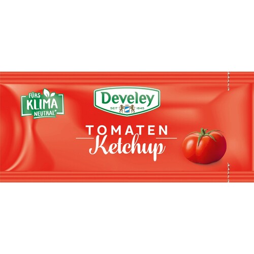 Develey Ketchup 625073 20ml 150St. (PACK=150 STÜCK) Produktbild Front View L