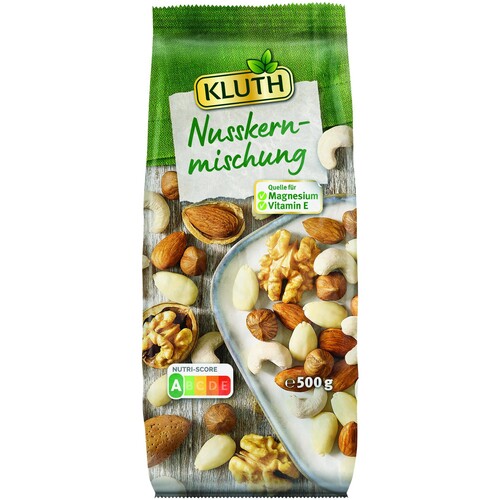 KLUTH Nusskernmischung 27127 500g (PACK=500 GRAMM) Produktbild Front View L