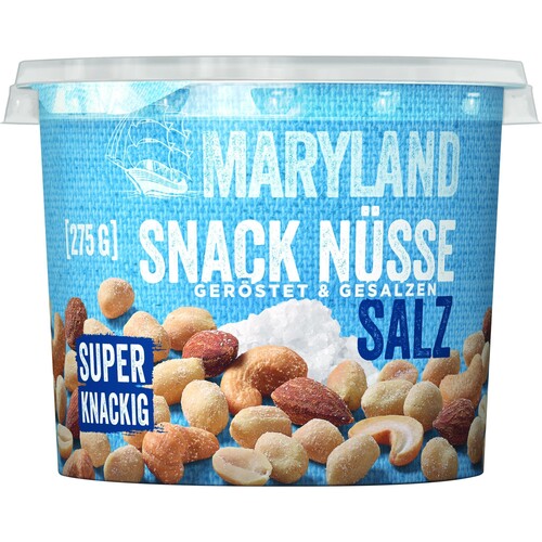 MARYLAND Snack Nüsse Salz 18403 275g (PACK=275 GRAMM) Produktbild Front View L