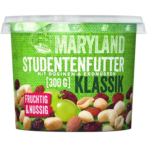 MARYLAND Studentenfutter Klassik 24408 300g (PACK=300 GRAMM) Produktbild Front View L