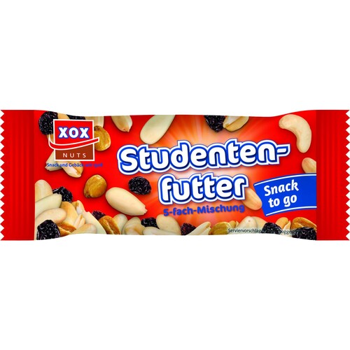 XOX Studentenfutter 85300 20x50g (PACK=1000 GRAMM) Produktbild Front View L