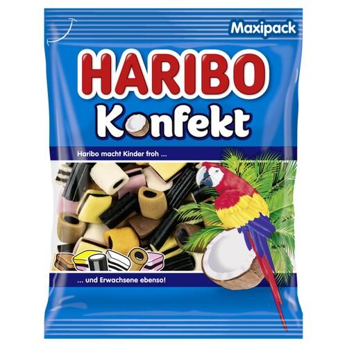 HARIBO Fruchtgummi Konfekt 10028302 500g (PACK=500 GRAMM) Produktbild Front View L
