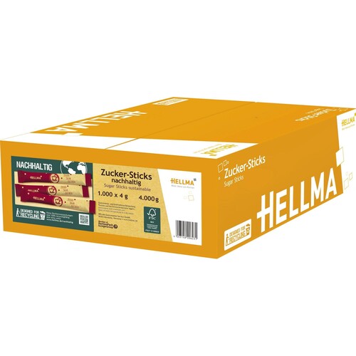 Hellma Zucker-Sticks 60120623 (KTN = 1000 STÜCK x 4 GRAMM) Produktbild Additional View 3 L